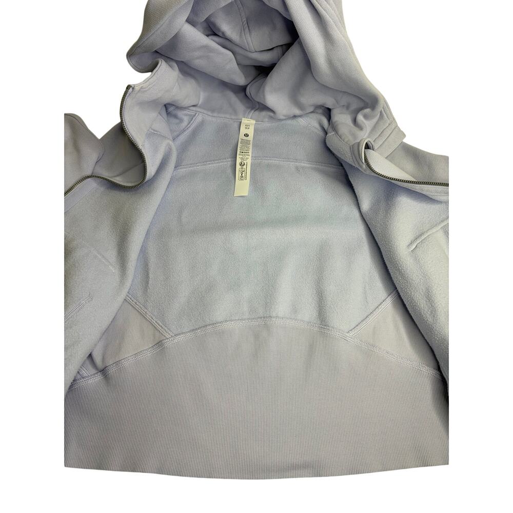 Lululemon Scuba Oversized Full-Zip Hoodie XS/S Athleisure Activewear Boxy Crop - Picture 6 of 10